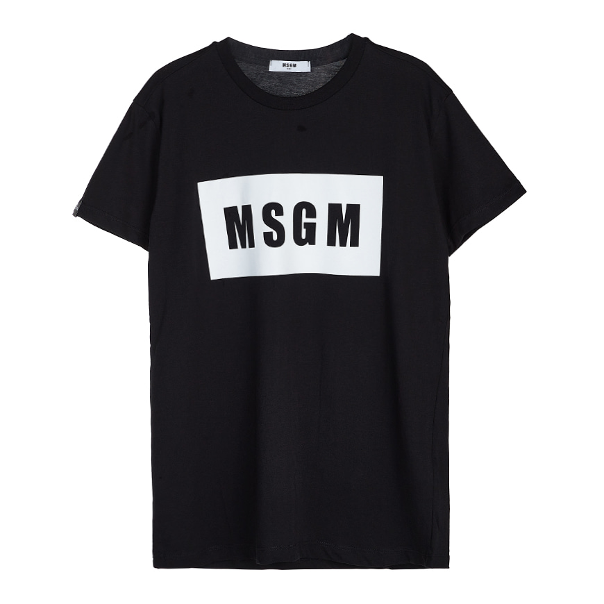 [라벨루쏘] [MSGM 키즈]  로고 티셔츠 MS026829 110 (12-14)