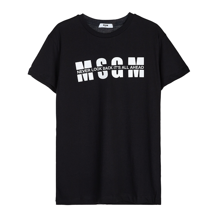 [라벨루쏘] [MSGM 키즈]  로고 티셔츠 MS026817 110 (8-10)