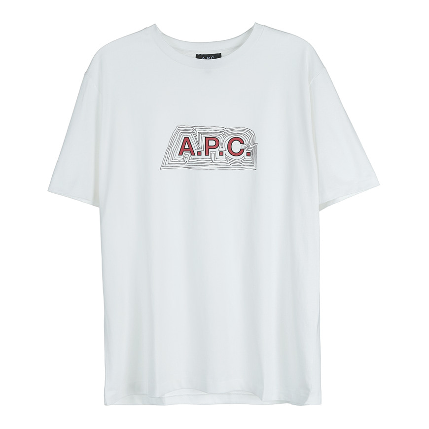 [라벨루쏘] [APC] 로고 남성 티셔츠 COELH H26039 AAB