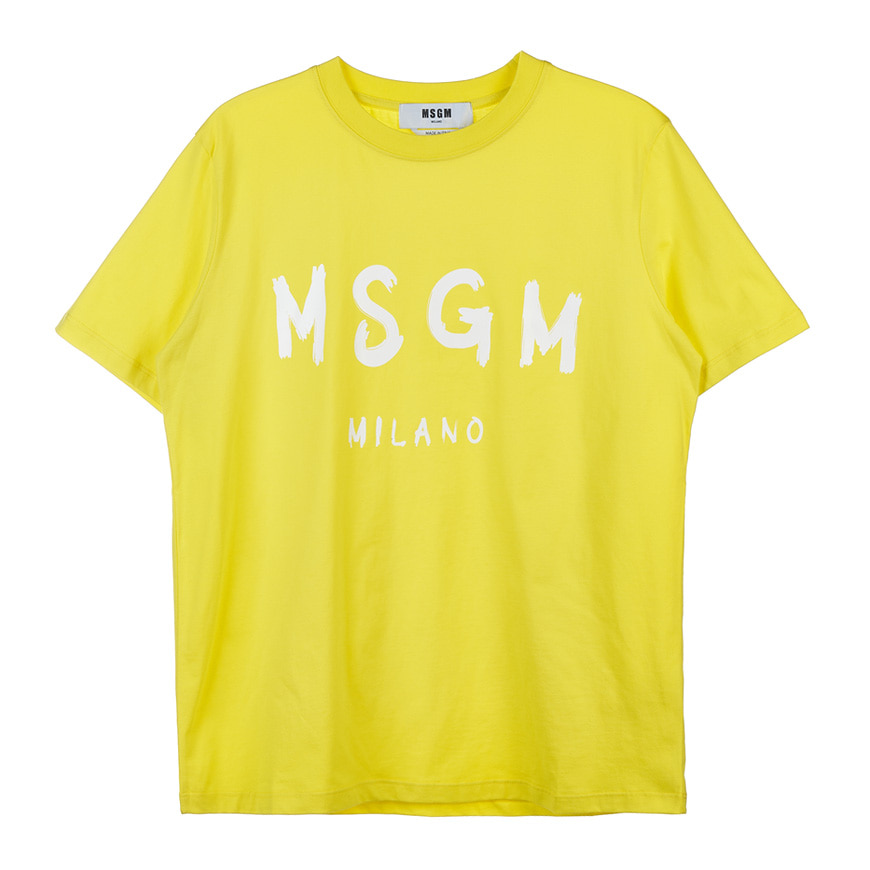 [MSGM] [22SS]여성 브러쉬 로고 티셔츠3241MDM510 227298 06