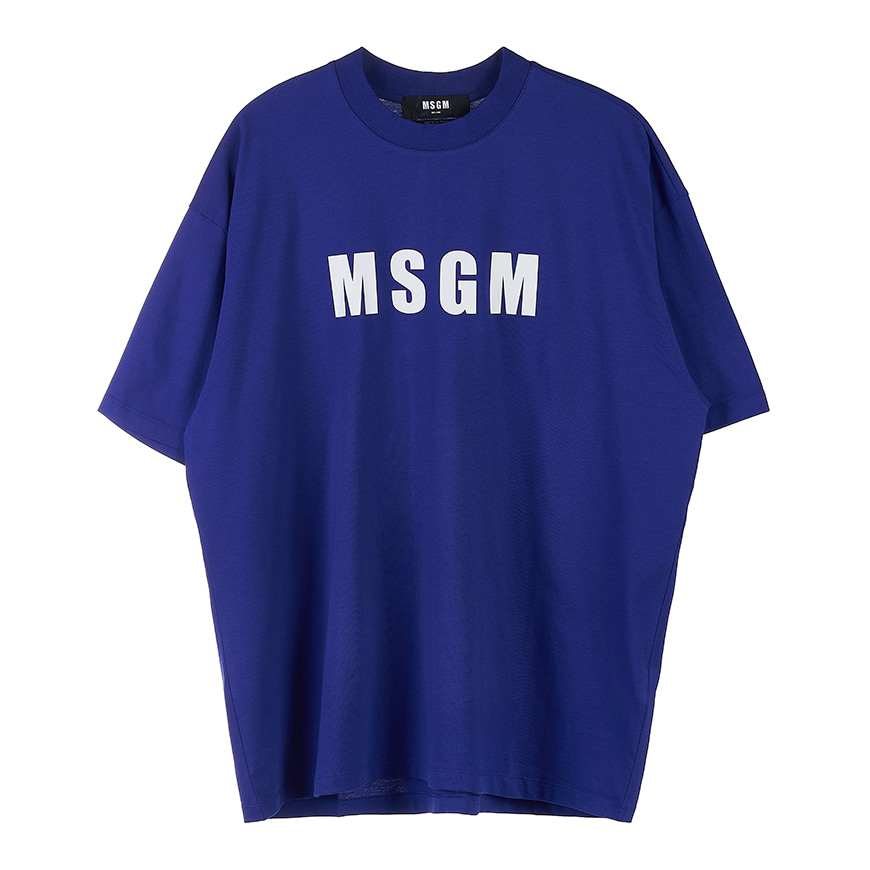[MSGM] [22SS]남성 로고 티셔츠3240MM94 227298 85