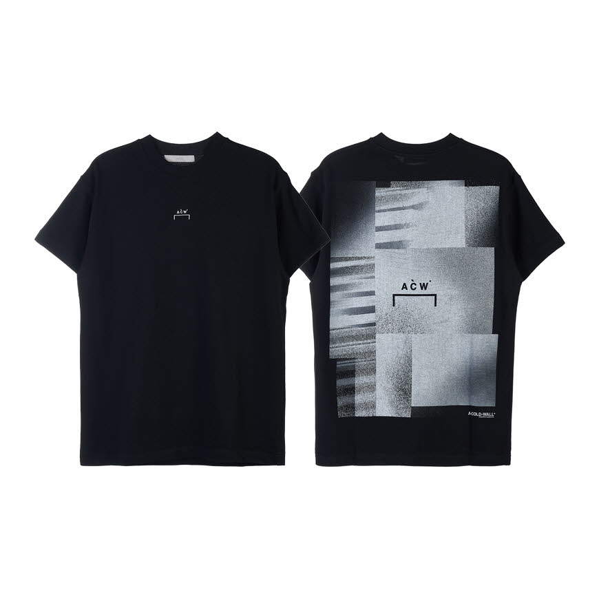 [라벨루쏘] [어콜드월] [22SS] 에센셜 그래픽 티셔츠 ACWMTS079 BLACK