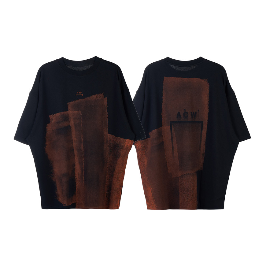 [라벨루쏘] [어콜드월] [22SS] 컬리지 티셔츠 ACWMTS065 BLACK