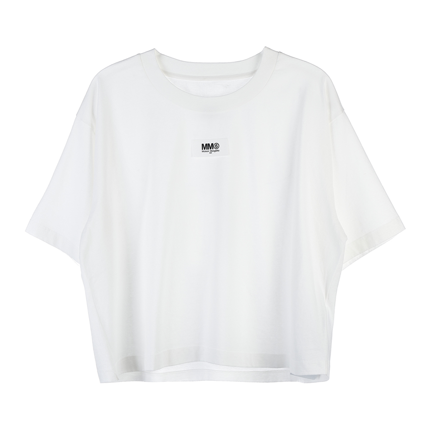 [라벨루쏘] [MM6] [22SS] 로고 크롭 티셔츠 S52GC0236 S23962 101