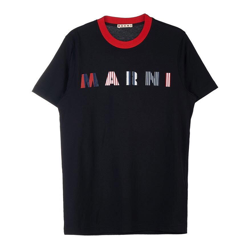 [라벨루쏘] [마르니] [22SS] 로고 티셔츠 HUMU0198P7 USCT12 S1R64