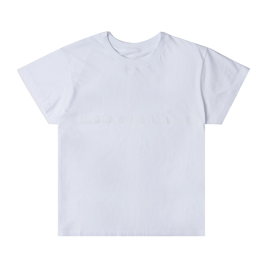 [MM6] 여성 로고 프린팅 코튼 티셔츠S52GC0265 S24312 100