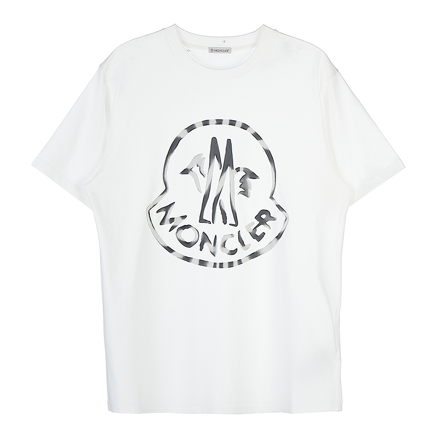 [몽클레어] 여성 마글리아 로고 코튼 티셔츠8C00018 899WS 033 (스크래치)