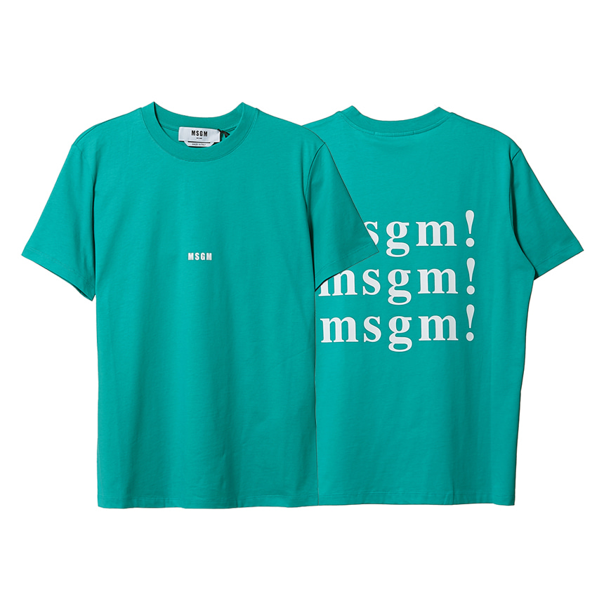 [라벨루쏘] [MSGM] 로고 반팔 티셔츠 2841MDM225 207298 31