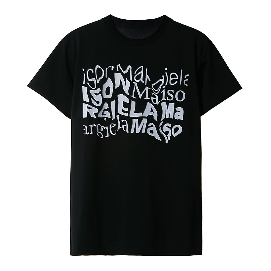 [메종 마르지엘라] 여성 디스토션 로고 티셔츠 S51GC0505 S22816 900