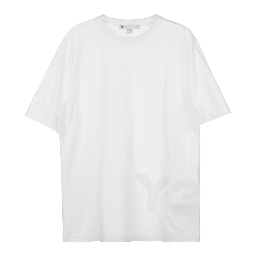 [Y-3] 남성 로고 프린팅 티셔츠HG6094 WHITE