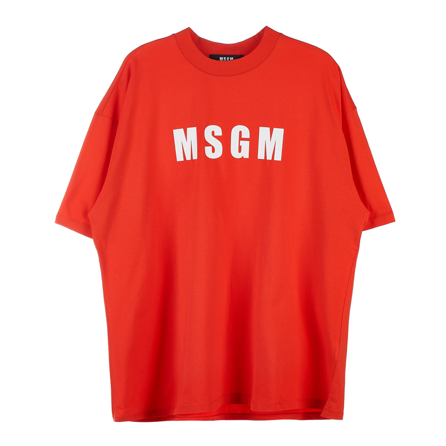 [MSGM] 남성 로고 티셔츠3240MM94 227298 17