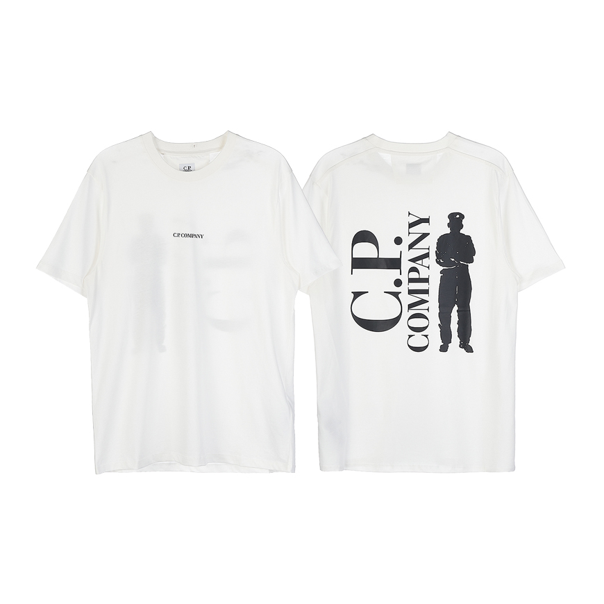 [CP컴퍼니] 남성 브리티시 로고 프린팅 티셔츠14CMTS190A 006011W 103